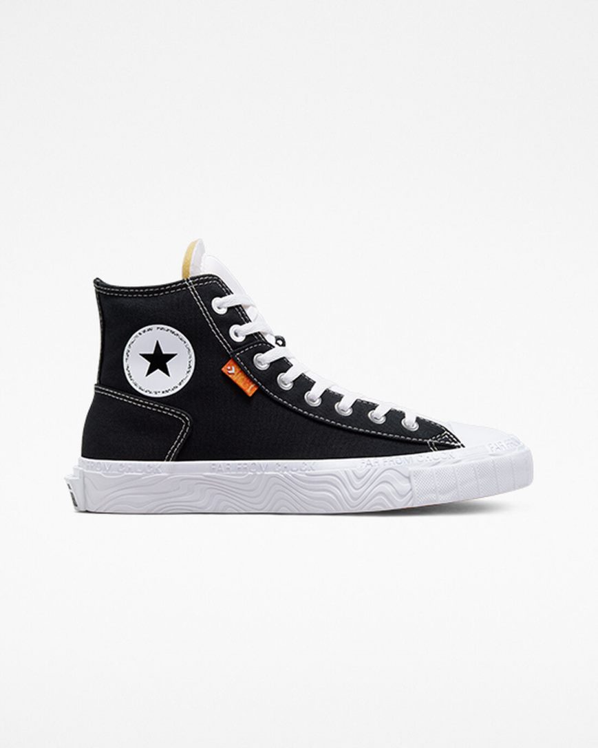 Tenisky Vysoke Converse Chuck Taylor Alt Star Platene Damske Čierne Biele | SK CASDI8